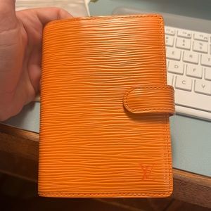 Louis Vuitton small Epi leather agenda